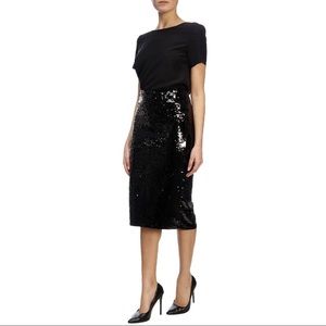 RRP $250 Michael Kors Sequinned pencil skirt